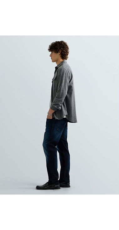 スリムフィットANBASS オーガニックコットンストレッチデニム 詳細画像